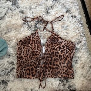 Princess Polly Tie front Halter Top